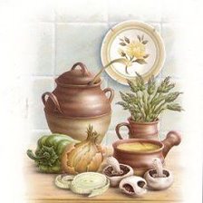 Схема вышивки «ЕКАТЕРИНА ВАСИЛЬЕВА.СУП С ГРИБАМИ»