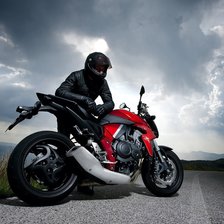 Схема вышивки «Мотоциклист»