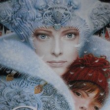 Схема вышивки «Владислав Еркко Снежная Королева»