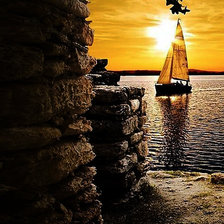 Схема вышивки «На закате»