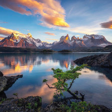 Схема вышивки «Облака»