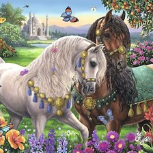 Схема вышивки «красивая пара»