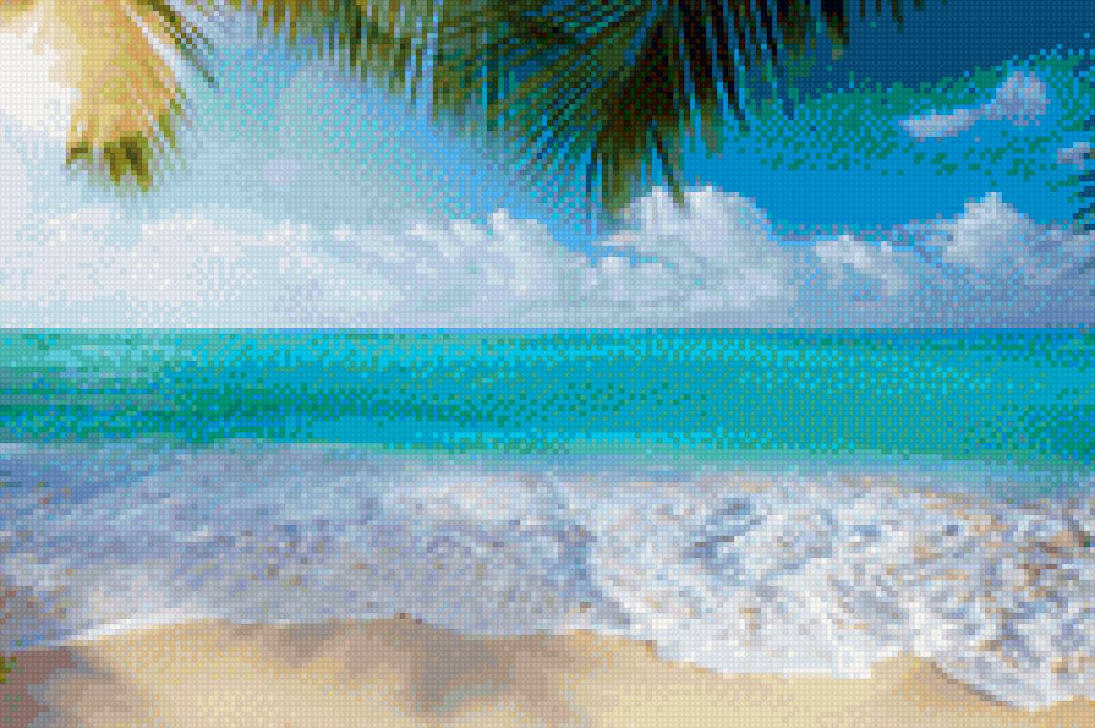 Мальдивы - морской берег, песок, море, пляж - предпросмотр