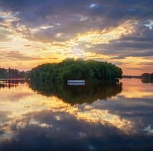 Схема вышивки «Річка Буг»