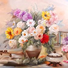 Схема вышивки «Натюрморт.»