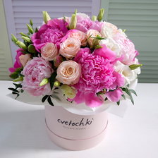 Схема вышивки «Пионы»