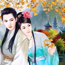 Схема вышивки «Пара»