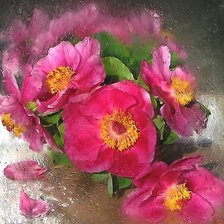 Схема вышивки «Свидание с дождем»