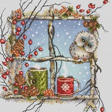 Схема вышивки «Совёнок»