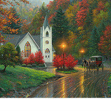 Схема вышивки «Пейзаж»