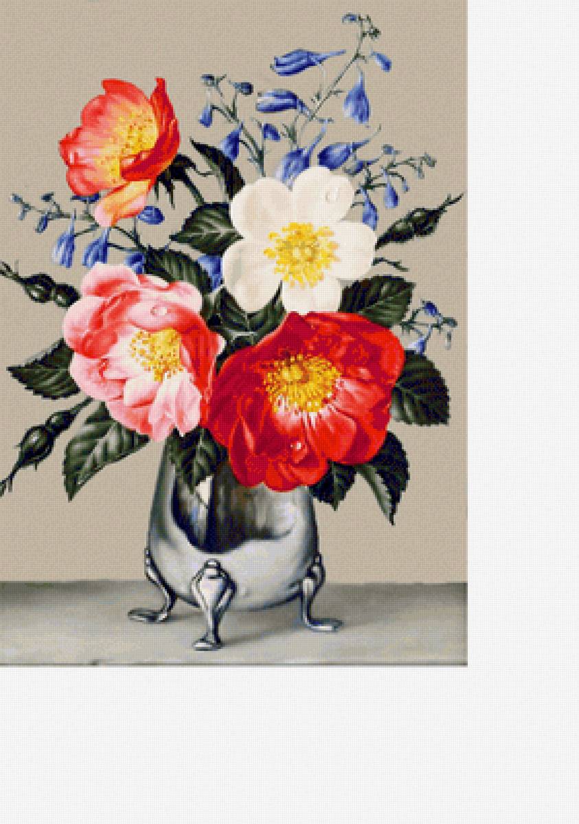 Натюрморт. - цветы, живопись., натюрморт - предпросмотр