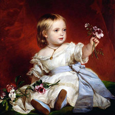 Схема вышивки «Принцесса Виктория. Franz Xaver Winterhalter»