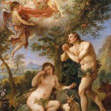 Схема вышивки «ЧАРЛЬЗ ДЖОЗЕФ НАТУАР. ИЗГНАНИЕ ИЗ РАЯ»