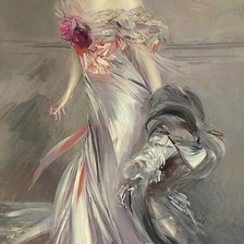 Схема вышивки «dama»