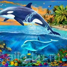 Схема вышивки «Касатки»