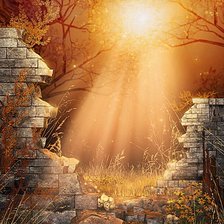 Схема вышивки «ШТОРА ЗАКАТ»