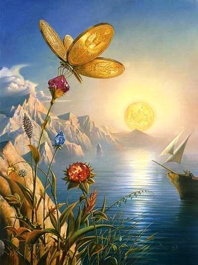 Сальватор Дали - море, настроение - оригинал