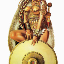 Схема вышивки «Боудикка: современная интерпретация»