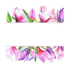 Схема вышивки «акварель»