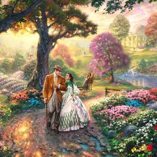 Схема вышивки «Унесенные ветром»