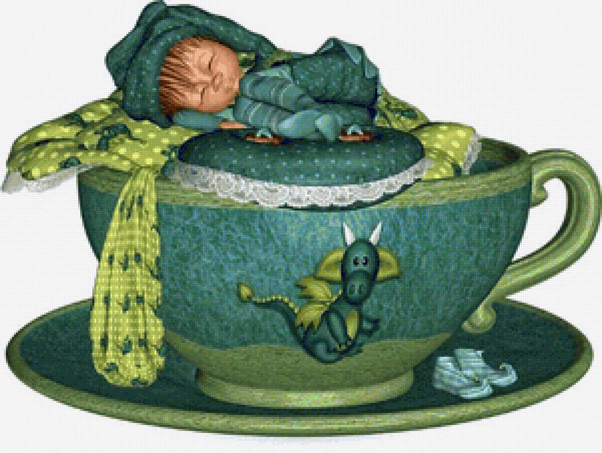 ЗЕЛЁНЫЙ ЧАЙ - дети - предпросмотр