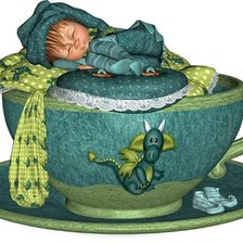 Схема вышивки «ЗЕЛЁНЫЙ ЧАЙ»