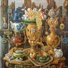 Схема вышивки «КАРТОЧНЫЙ ЧАЙ.ЭДУАРД УЛАН»