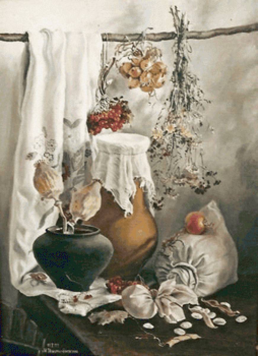 В СЕНЯХ - натюрморт - предпросмотр