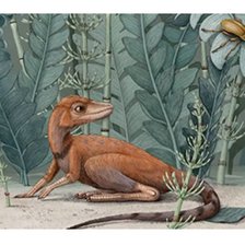 Схема вышивки «Маленький динозаврик»