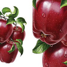 Схема вышивки «Фрукты»