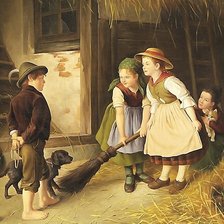 Схема вышивки «Дети»