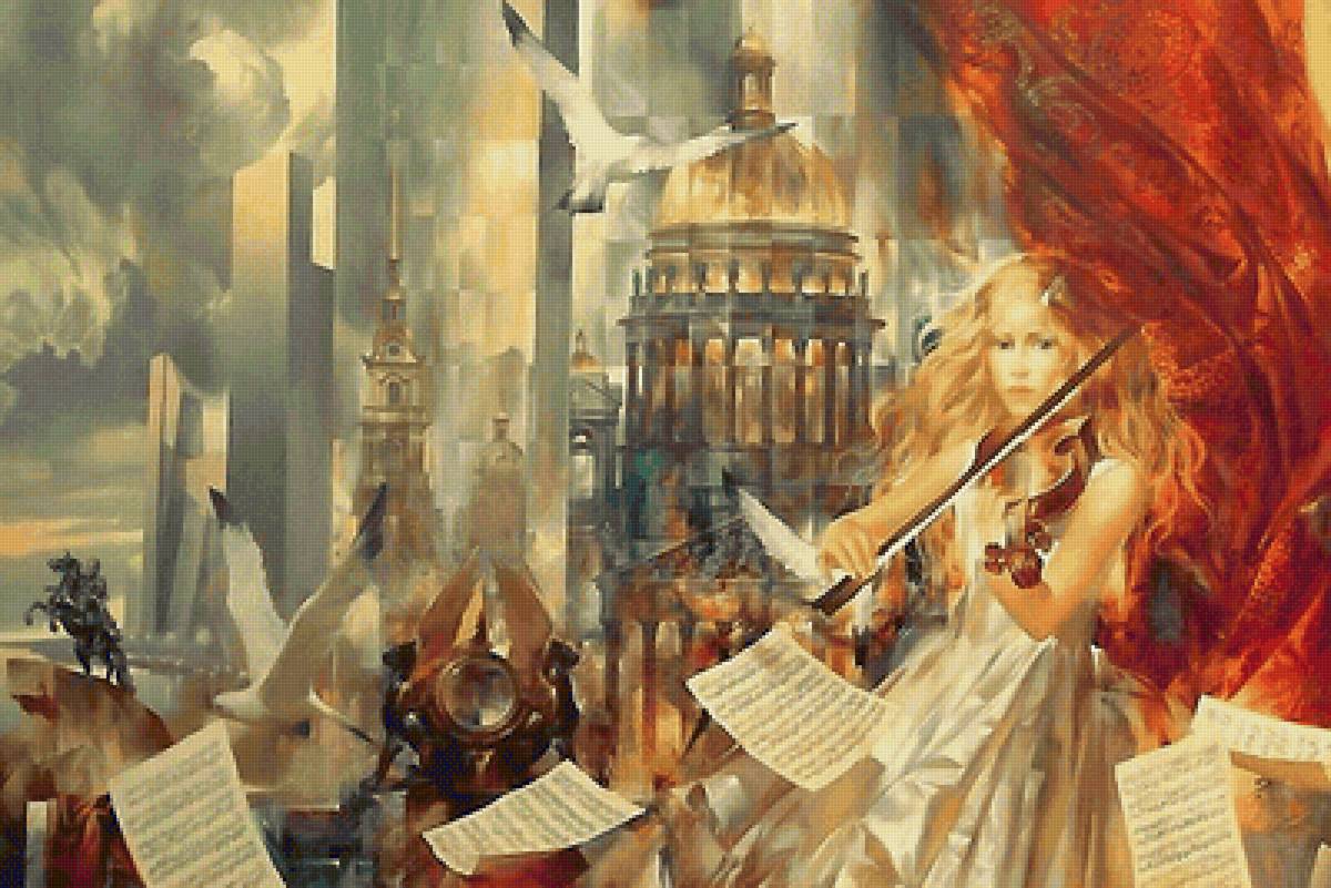 Скрипачка - славинский иван - предпросмотр