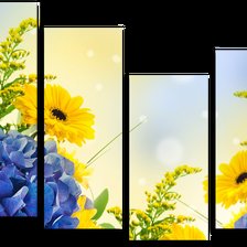 Схема вышивки «Цветы»