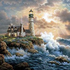 Схема вышивки «Маяк»