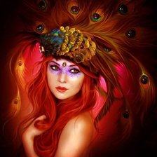 Схема вышивки «девошка»