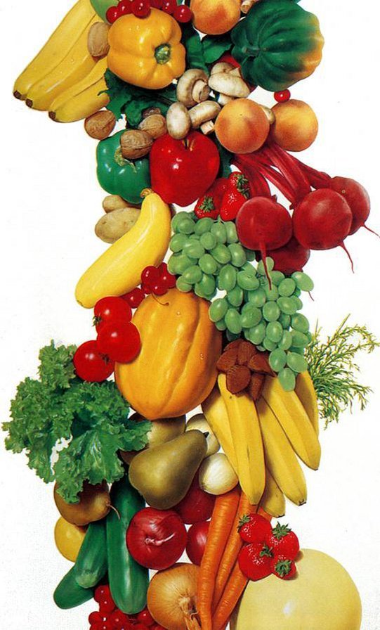 ОВОЩИ-ФРУКТЫ - натюрморт, еда - оригинал