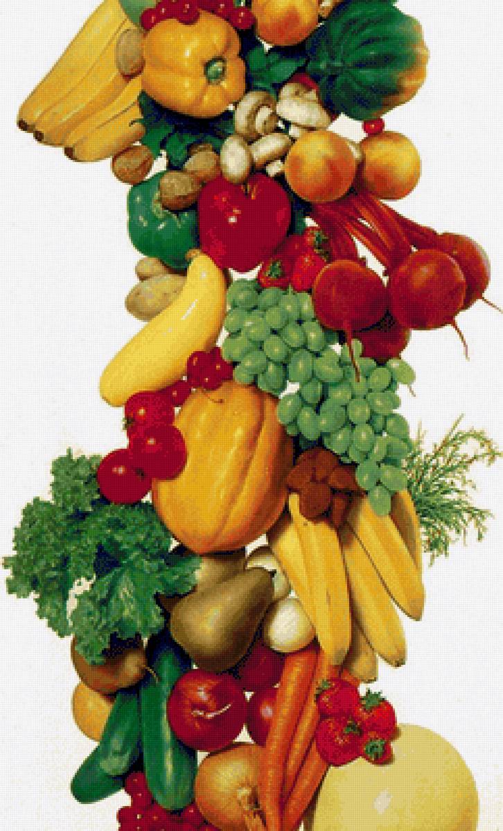 ОВОЩИ-ФРУКТЫ - натюрморт, еда - предпросмотр