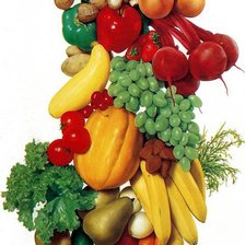 Схема вышивки «ОВОЩИ-ФРУКТЫ»