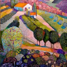 Схема вышивки «Пейзаж.  Paul Jorgensen»