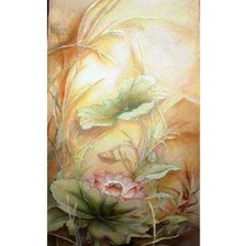 Схема вышивки «ТРИПТИХ.ЛОТОСЫ-3»