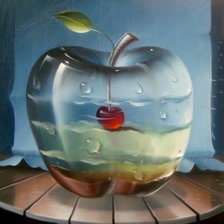 Схема вышивки «ЭВАНДРУ СКЬЯВОНЕ.ВИШЕНКА ЯБЛОКА»