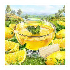 Схема вышивки «Лимоны.»