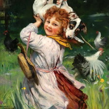 Схема вышивки «Arthur John Elsley (Артур Джон Элсли). Охотник»