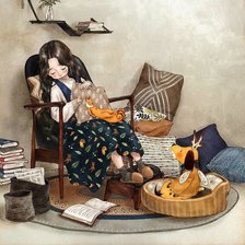 Схема вышивки «Single girl»