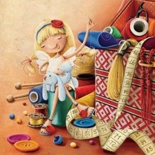 Схема вышивки «Рукодельница»