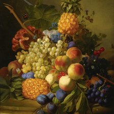 Схема вышивки «Натюрморт. Ян Ван Ос»