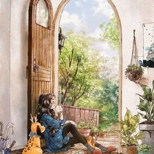 Схема вышивки «Single girl»