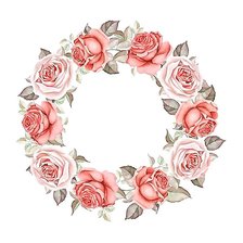 Схема вышивки «розы»