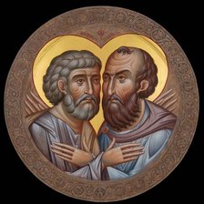 Схема вышивки «Петро й Павло»