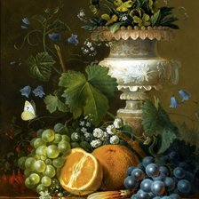 Схема вышивки «Натюрморт. Georgius Jacobus Johannes van Оs»